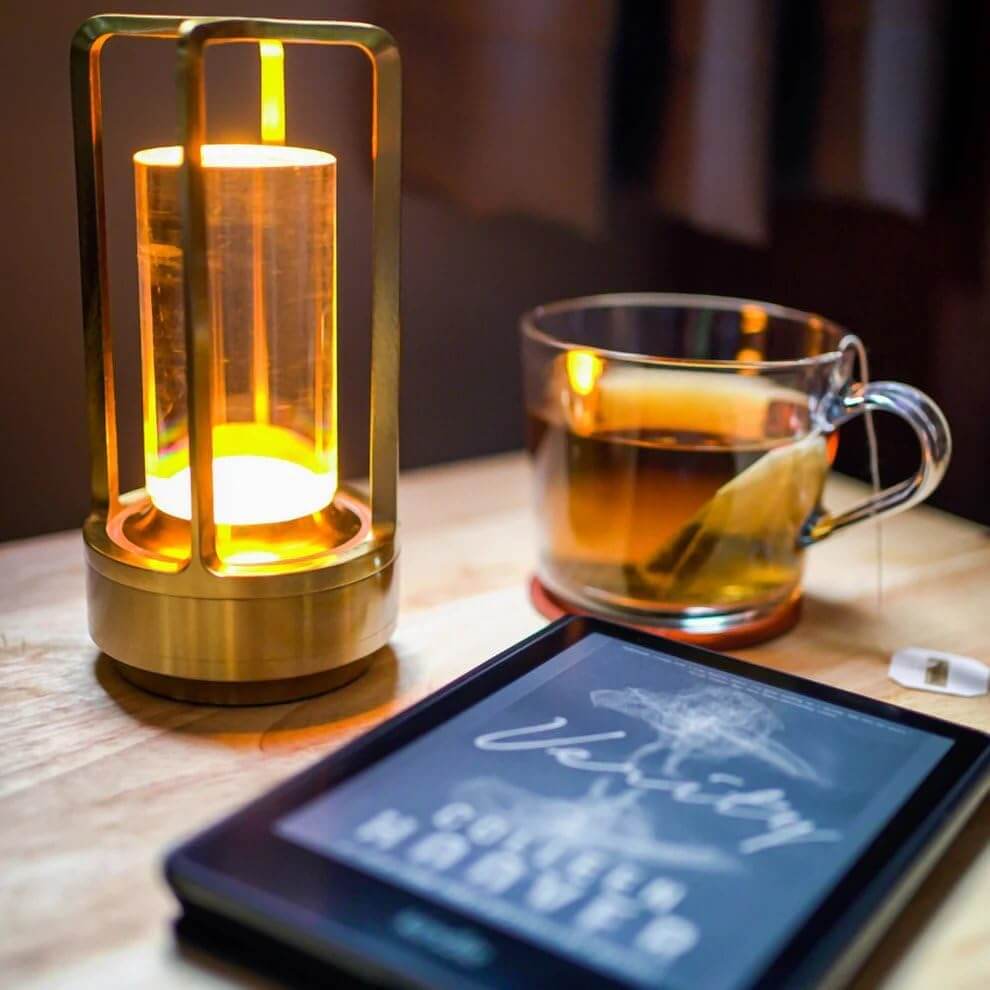 rechargeable crystal lantern lamp