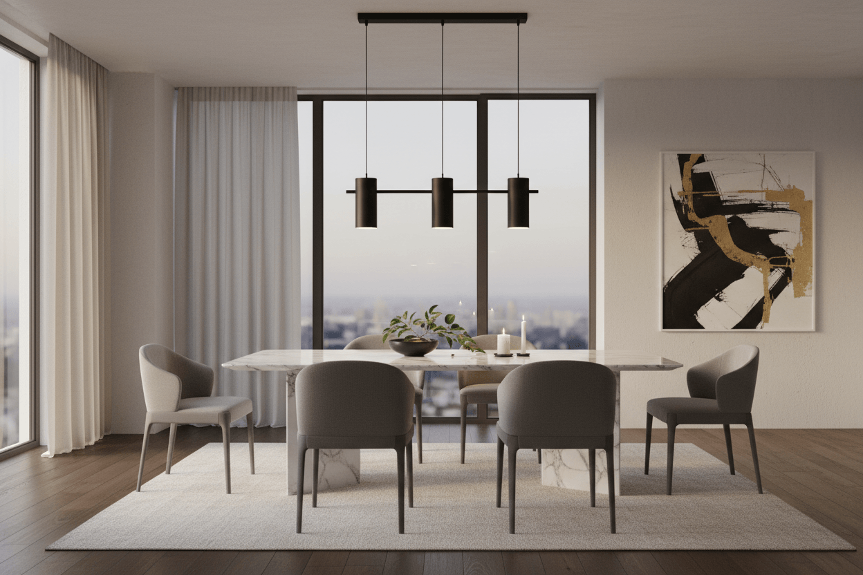 Adjustable LED Pendant Chandelier