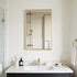 Brushed Gold Bathroom Mirror