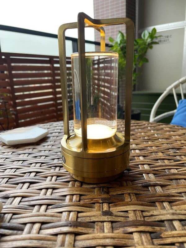 rechargeable crystal lantern lamp