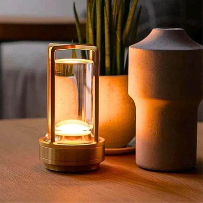 rechargeable crystal lantern lamp
