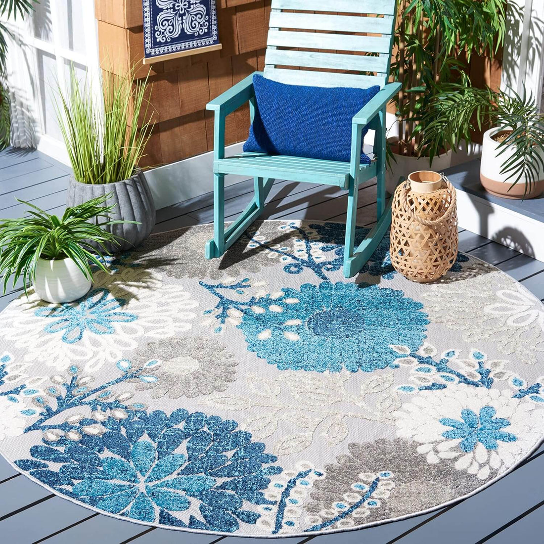 SAFAVIEH Cabana Washable Round Rug