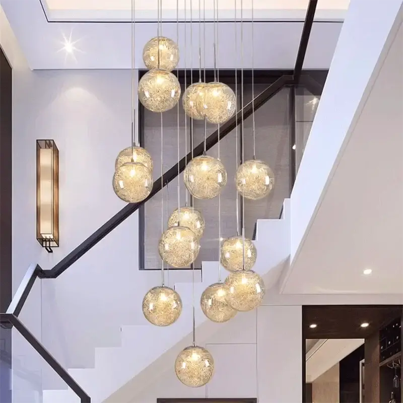 Elegant Modern LED Pendant Chandelier for Stylish Indoor Spaces - Perfect for Living Rooms and Hotels