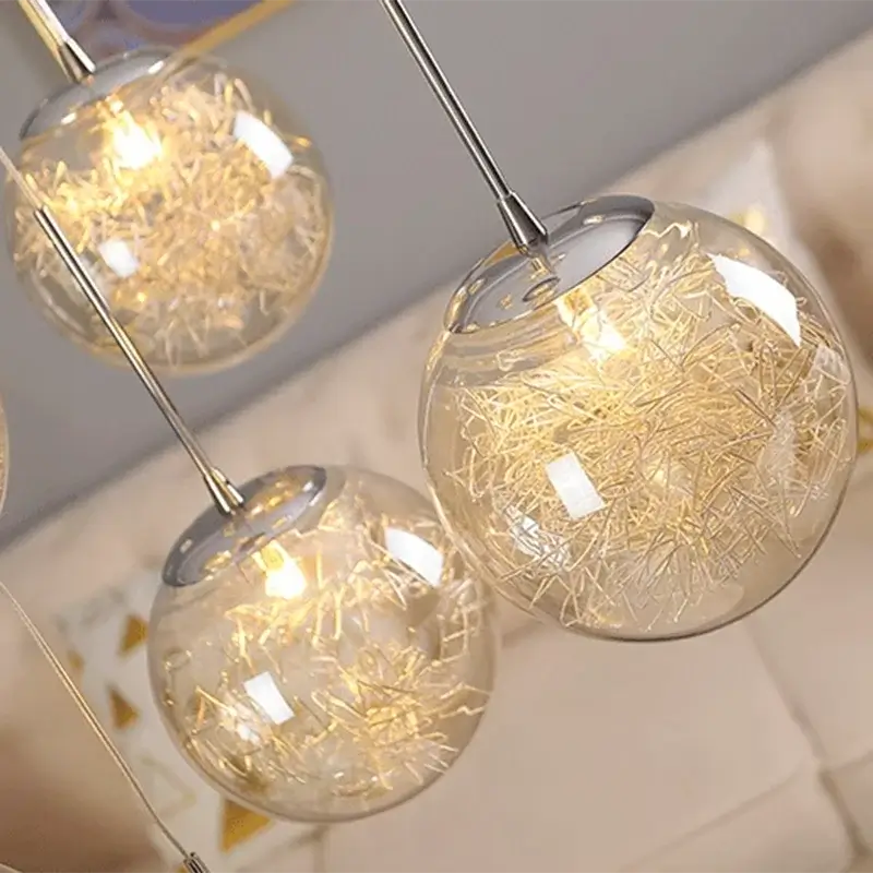 Elegant Modern LED Pendant Chandelier for Stylish Indoor Spaces - Perfect for Living Rooms and Hotels