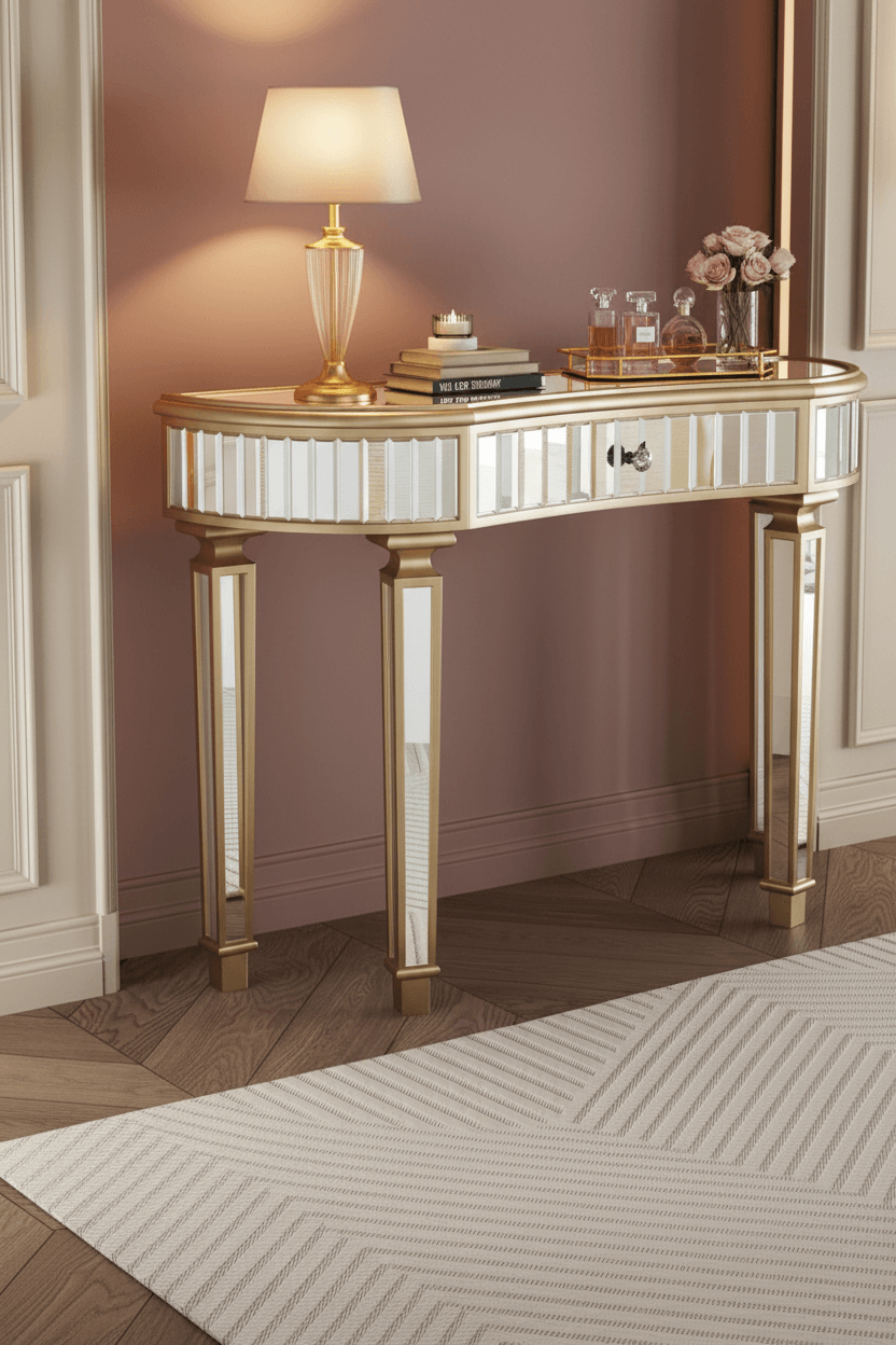 Mirrored Console Table