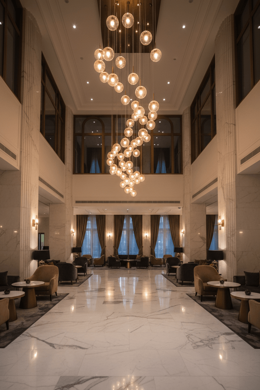 Chandelier – Hotel Lobby
