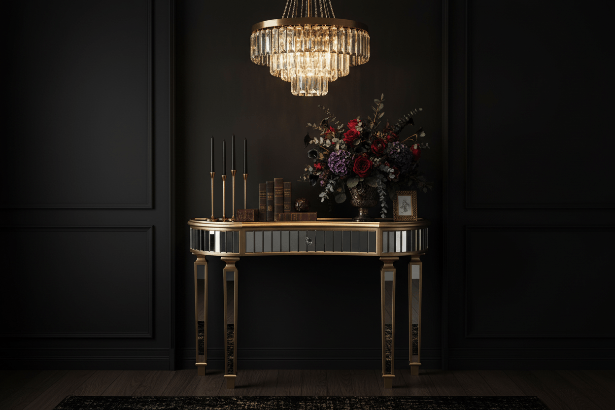 Mirrored Console Table