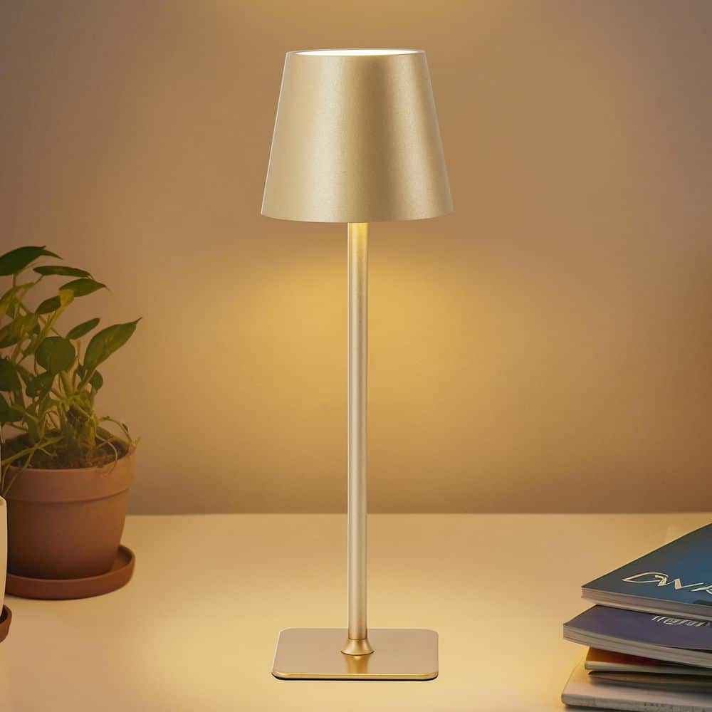 Gold Cordless Table Lamps