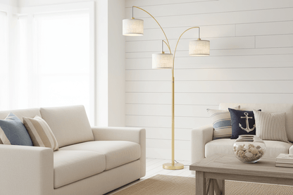 Gold Arc Floor Lamp