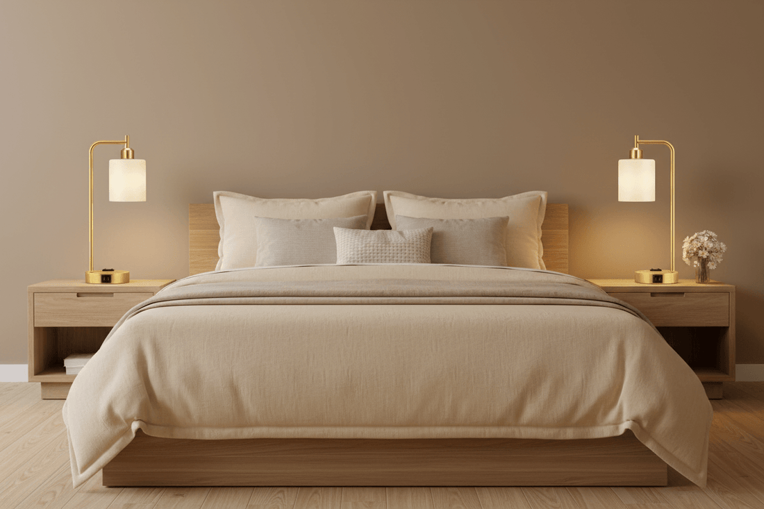 Industrial Gold Table Lamps