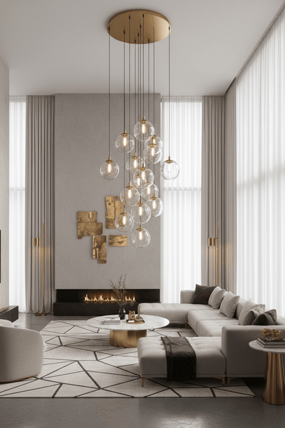 Modern LED Pendant Chandelier – Lifestyle