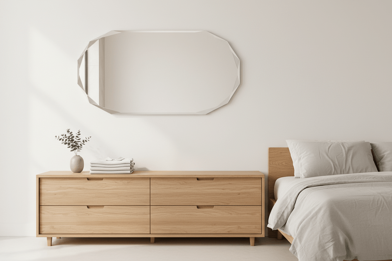Frameless Oval Mirror